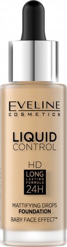 EVELINE COSMETICS - Liquid Control HD Mattifying Drop Foundation - 016 - VANILLA BEIGE