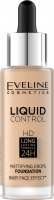 Eveline Cosmetics - Liquid Control HD Mattifying Drop Foundation - Podkład do twarzy - 011 - NATURAL - 011 - NATURAL