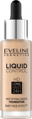 EVELINE COSMETICS - Liquid Control HD Mattifying Drop Foundation - 011 - NATURAL