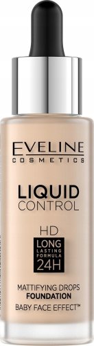 EVELINE COSMETICS - Liquid Control HD Mattifying Drop Foundation - 001 - PORCELAIN