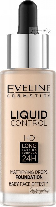 Eveline Cosmetics - Liquid Control HD Mattifying Drop Foundation ...