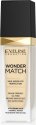 Eveline Cosmetics - WONDER MATCH Foundation - Luxurious foundation matching the skin with hyaluronic acid - 30 ml - 01 IVORY - 01 IVORY