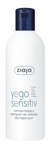 ZIAJA - YEGO Sensitiv - Wzmacniający szampon do włosów dla mężczyzn - 300 ml