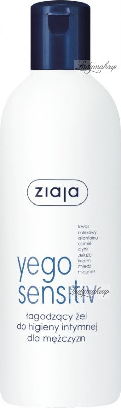 Ziaja Yego Sensitiv gel de toilette intime pour homme