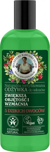 Agafia - Recipes of Babushka Agafia - Natural hair conditioner which increases volume and strengthens - 5 wild fruits - 260 ml