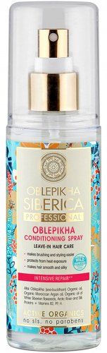 NATURA SIBERICA - OBLEPIKHA CONDITIONING SPRAY - Vegan hair conditioner spray with sea buckthorn hydrolate - 125 ml