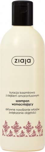 ZIAJA - Kuracja kaszmirowa - Wzmacniający szampon do włosów cienkich i normalnych - 300 ml