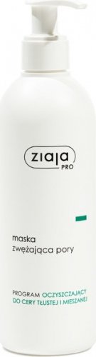 ZIAJA - Pro - Zielona maska zwężająca pory dla cery tłustej i mieszanej - 270 ml