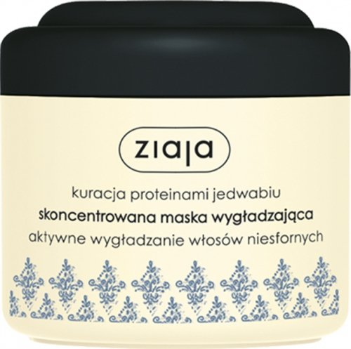 ZIAJA - Silk protein treatment - Concentrated smoothing mask for unruly hair - 200 ml