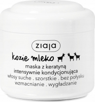 ZIAJA - Kozie Mleko - Maska z keratyną intensywnie kondycjonująca - Włosy suche - 200 ml