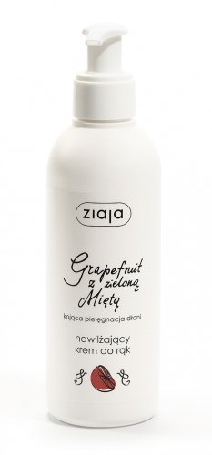 ZIAJA - Moisturizing hand cream - Grapefruit with Green Mint - 200 ml