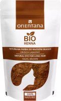 ORIENTANA - BIO HENNA - 100% Naturalna roślinna farba do włosów krótkich i półdługich - Orzech Laskowy - 50 g