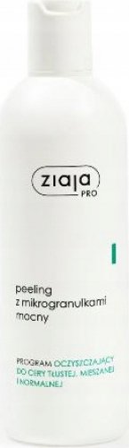 ZIAJA - Pro - Vegan, strong scrub with microgranules - Oily, combination and normal skin - 270 ml