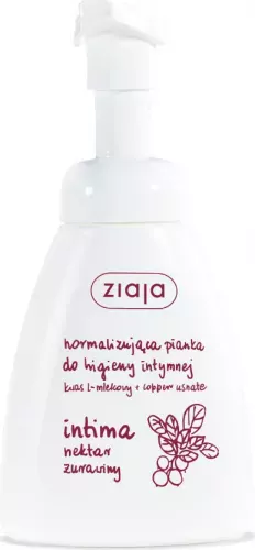 ZIAJA - Intima - Normalizing intimate hygiene foam - Cranberry Nectar - 250 ml