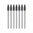 Many Beauty - Disposable eyelash brushes - Black - 50 pcs