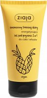 ZIAJA - Pineapple skin training - Energizing shower gel 2in1 for body and hair - 160 ml