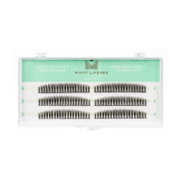 Many Beauty - Many Lashes - Silk Eyelashes Individuals Full Set - A set of eyelash tufts in various lengths - 10D D - 10D D