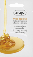 ZIAJA - Wygładzająca maseczka do skóry suchej i wrażliwej - Miód Tapioka - 7 ml
