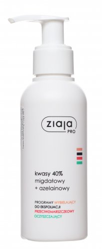 ZIAJA - Pro - Preparat do eksfoliacji - Kwasy 40% migdałowy + azelainowy - 100 ml