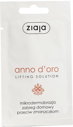ZIAJA - Anno D'Oro - Mikrodermabrazja do skóry dojrzałej 40+ - Zabieg domowy przeciw zmarszczkom - 7 ml