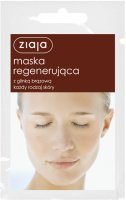 ZIAJA - Maska regenerująca z brązową glinką - 7 ml