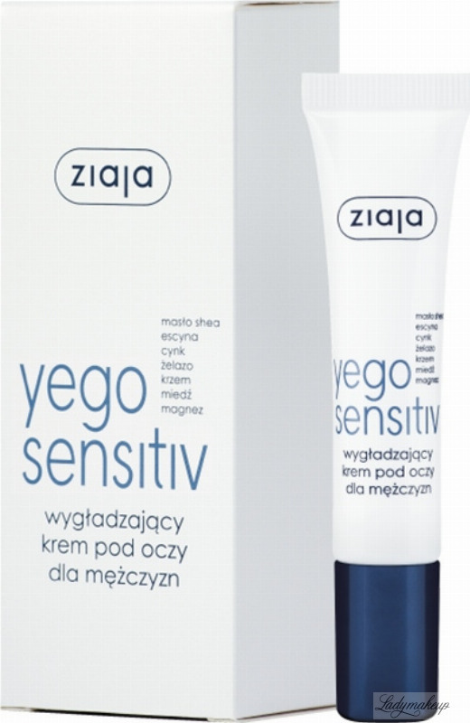 ZIAJA Yego Sensitiv Smoothing eye cream for men 15 ml