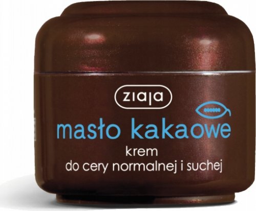 ZIAJA - Masło Kakaowe - Krem oliwkowy do cery normalnej i suchej - 50 ml 