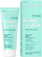 Eveline Cosmetics - Beauty & Glow Keep Balance! - Matująco-detoksykujący krem do twarzy - 30 ml