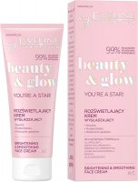 Eveline Cosmetics - Beauty & Glow You're a Star! - Rozświetlająco-wygładzający krem do twarzy - 75 ml