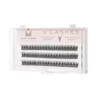 Many Beauty - Many Lashes - V-LASHES - Silk Eyelashes Individuals - Fish Tale - 0.07mm STANDARD