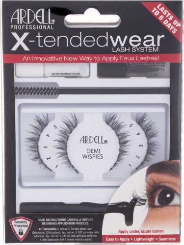 ARDELL - X-TendedWear Lash System - Zestaw do aplikacji rzęs - Demi Wispies