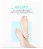 Holika Holika - Baby Silky Foot One Shot Peeling - Foot scrub in the form of socks