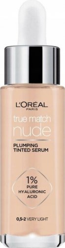 L'Oréal - True Match Nude - Plumping Tinted Serum - Skoncentrowane serum koloryzujące w podkładzie - 30 ml  - 0.5-2 VERY LIGHT