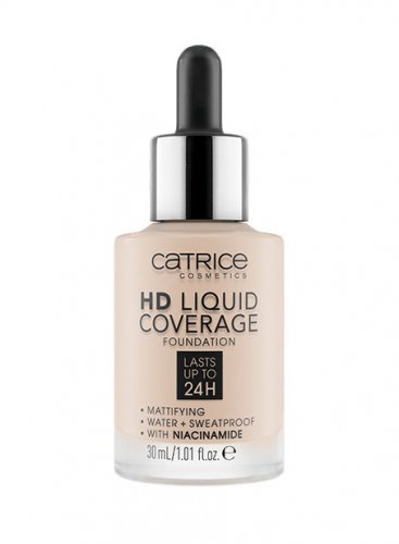 Catrice - HD LIQUID COVERAGE FOUNDATION - Waterproof face foundation - 30 ml - 002 - PORCELAIN