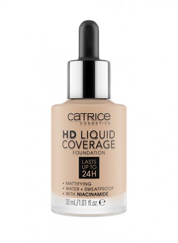 Catrice - HD LIQUID COVERAGE FOUNDATION - Waterproof face foundation - 30 ml - 030 - SAND BEIGE
