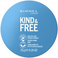 RIMMEL - Kind & Free Healthy Look Pressed Powder - Wegański puder prasowany do twarzy - 10 g