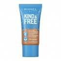 RIMMEL - Kind & Free Moisturising Skin Tint Foundation - Wegański podkład nawilżający do twarzy - 30 ml - 210 - GOLDEN BEIGE - 210 - GOLDEN BEIGE