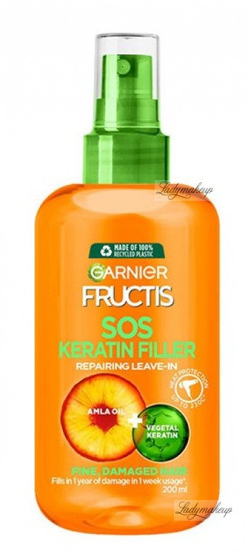 GARNIER - FRUCTIS - SOS KERATIN - Spray Serum - Rebuilding hair serum - No  rinsing - 200 ml