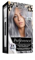 L'Oréal - Préférence - Permanent Gel Haircolor - Hair dye - Permanent coloring - 10.112 SILVER GRAY SOHO