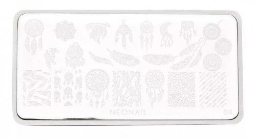 NeoNail - Plate for Stamping - Blaszka do stempli - 04