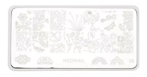 NeoNail - Plate for Stamping - Blaszka do stempli - 09