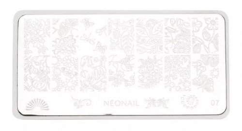 NeoNail - Plate for Stamping - Blaszka do stempli - 07