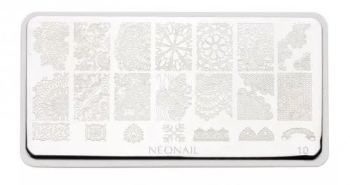 NeoNail - Plate for Stamping - Blaszka do stempli - 10