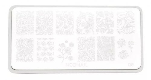 NeoNail - Plate for Stamping - Blaszka do stempli - 05