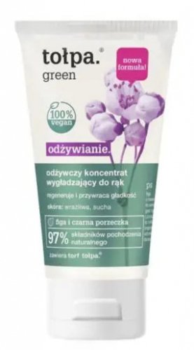 Tołpa - Green - Nourishing smoothing concentrate for hands - Fig and blackcurrant - 75 ml
