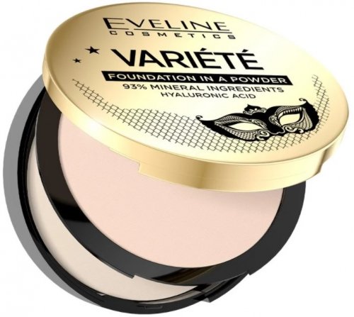 Eveline Cosmetics - VARIETE Foundation in a Powder - Mineralny podkład w pudrze - 8 g - 01 LIGHT 