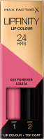 Max Factor - LIPFINITY LIP COLOUR - two-phase lipstick - 022 - FOREVER LOLITA - 022 - FOREVER LOLITA