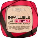 L'Oréal - INFAILLIBLE 24H Fresh Wear Foundaton - Podkład do twarzy w pudrze - 9 g - 20 IVORY - 20 IVORY