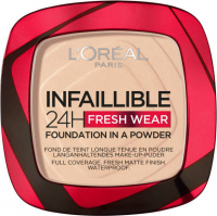 L'Oréal - INFAILLIBLE 24H Fresh Wear Foundaton - Podkład do twarzy w pudrze - 9 g - 20 IVORY - 20 IVORY