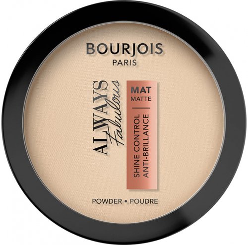 Bourjois - ALWAYS Fabulous Powder - Velvety mattifying face powder - 10 g - 108 - APRICOT IVORY